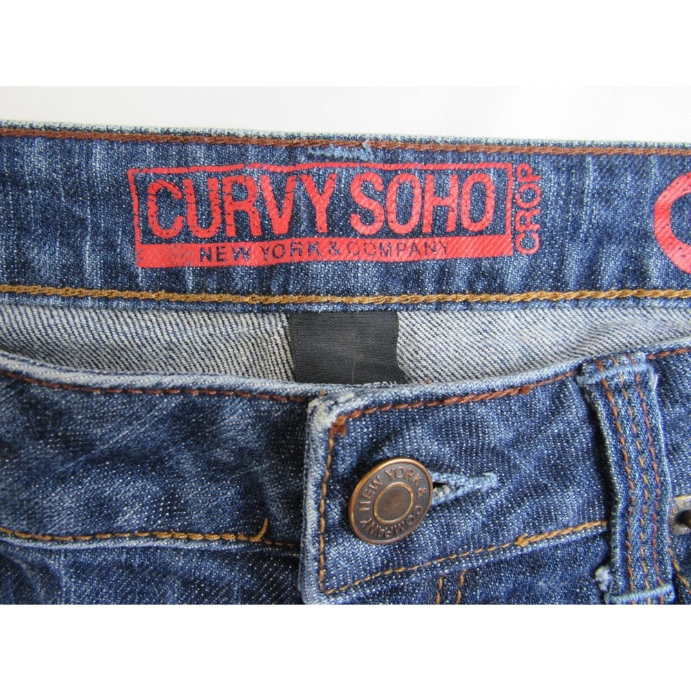 New York & Co Jeans Curvy SOHO Crop Women's SIze 6 - Picture 7 of 7